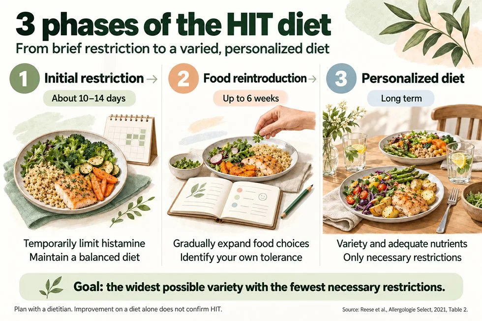 HIT diet and its 3 phases